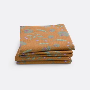 Set van 4 tafelservetten in gewassen katoen, Damrey