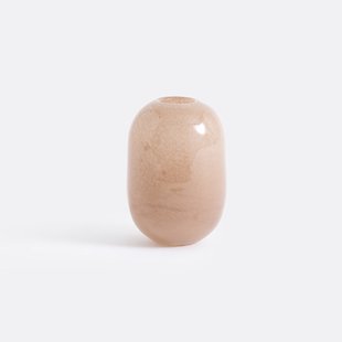 Afgeronde vaas in glas H14,5 cm, Iva