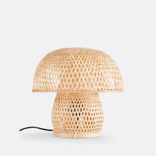 Tafellamp, paddestoelvorm, bamboe, Blini