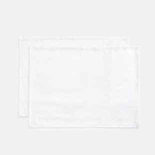 Set van 2 placemats in soepel gecoat katoen, Scénario