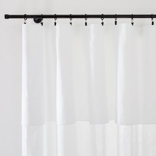 Gordijnpand in halflinnen, Lincot