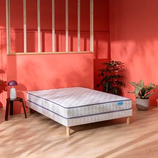 Ensemble matras met pocketveren + bedbodem Natty