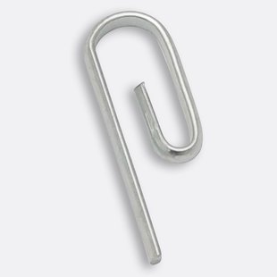 Set van 20 slakhaken voor aangerimpeld bies