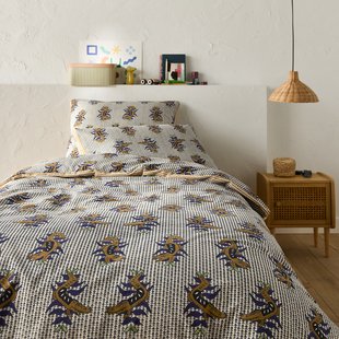 Dekbedovertrek 50% recycled katoen, Zakari