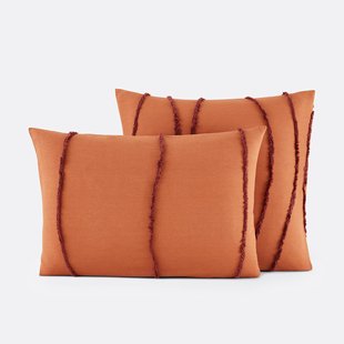 Kussensloop in getuft katoen, Mansur