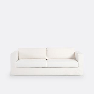 Bank met afneembare hoes, 3, 4 zits, katoen en linnen, Noni