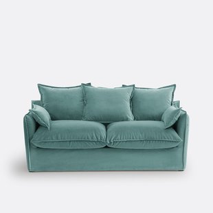 Slaapbank H14 cm, fluweel, Odna