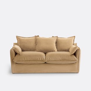 Slaapbank H14 cm, fluweel, Odna