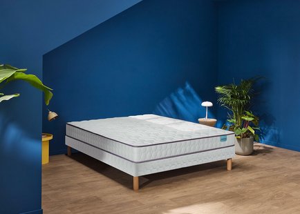 Ensemble matras mousse en lattenbodem, Optilit
