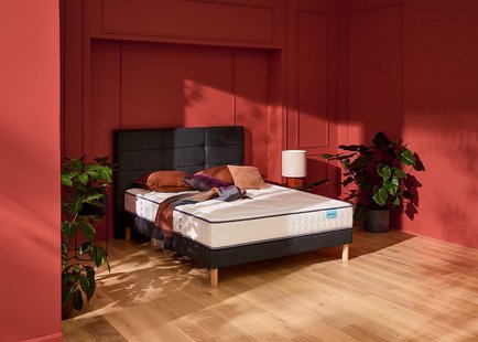 Ensemble matras met veren en bedbodem, Full Bed