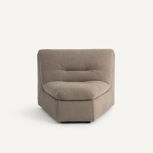 Modulaire hoek in gemêleerde stof, Giuliano