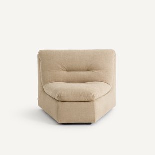 Modulaire hoek in gemêleerde stof, Giuliano