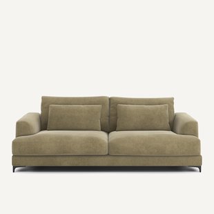 4-zits slaapbank van fluweellinnen, Marsile