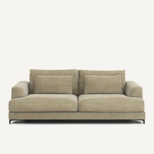 4-zits slaapbank van stonewashed fluweel, Marsile