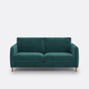 Omvormbare bank in fluweel, 3-zit, Loméo