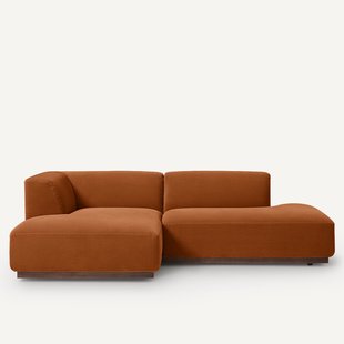 Linkse hoekbank in fluweel, Jacopo