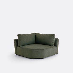 Omkeerbaar hoekelement, ribfluweel, Monica