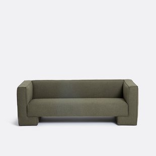 Bank 3-zit, fijne bouclette, Capu