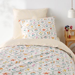 Dekbedovertrek voor kinderbed in 50% gerecycled katoen, Emily