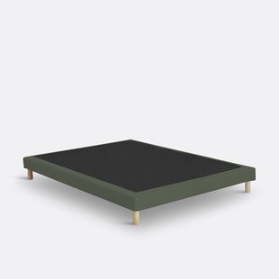 Beklede bedbodem met 12 latten en pootjes