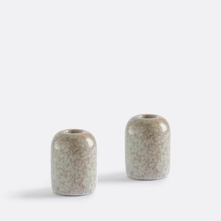 Set van 2 kandelaars van reactief email Alta