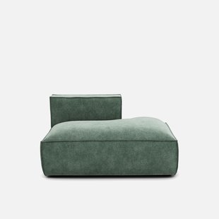 Loungebank, rechts, textuurfluweel, Seven