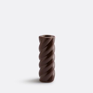 Gedraaide keramische kandelaar H12,5 cm Vavy