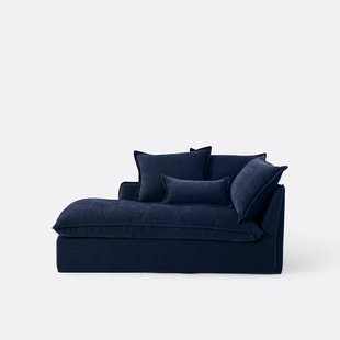 Longchair links mêlee polyester, Odna