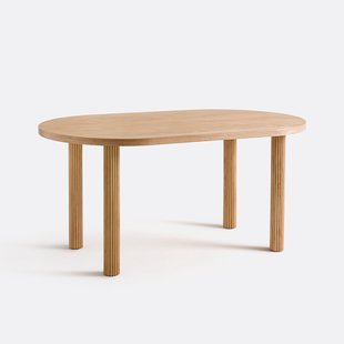 Set van 4 gecanneleerde tafelpoten, Alzar