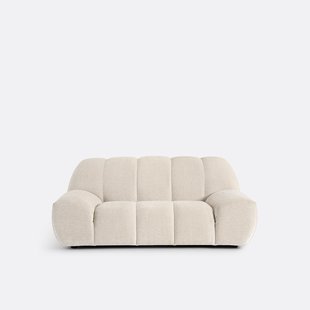 Vintage 2-zitsbank in ribfluweel, Nuria