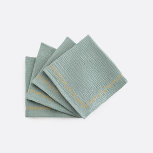 Servetten in geborduurd tetra, Kumla