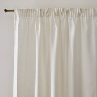 Gordijn van gewassen linnen Onega