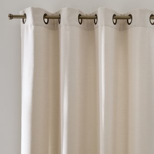 Gordijn in chenille fluweel met oogjes, Calda