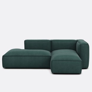 Corduroy rechthoekige bank Seven