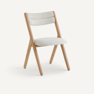 Eikenhouten stoel, Camminata, design E. Gallina