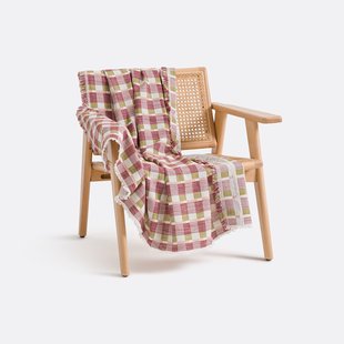 Jacquard plaid met geometrische motieven, Virna