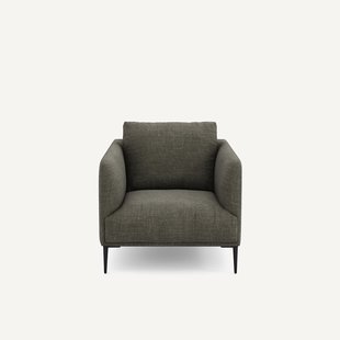 Fauteuil in katoen en linnen Oscar design E. Gallina