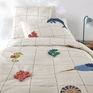 Kinderdekbedovertrek 20% gerecycled katoen, Heol