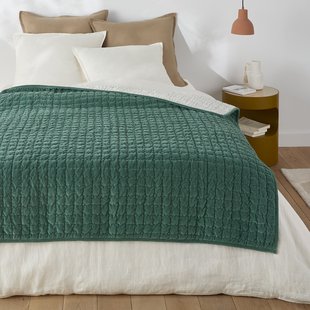 Gematelasseerd dekbed in katoenfluweel, Paulette