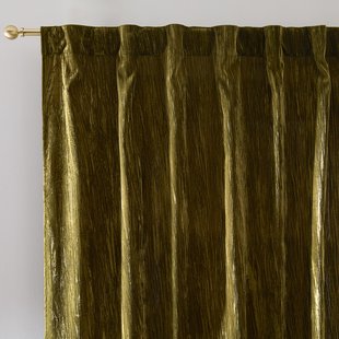 Fluwelen gordijn met verborgen lussen, Susana