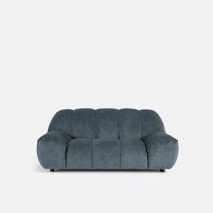 2-zits bank van dik fluweel Nuria