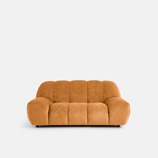 2-zits bank van dik fluweel Nuria