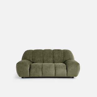 2-zits bank van dik fluweel Nuria