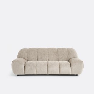 3-zits bank van dik fluweel Nuria