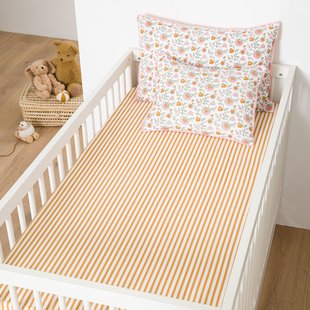 Hoeslaken baby gewassen katoen omslag 17 cm, Yassia