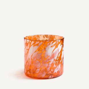 Vaas in handgeblazen glas, Berna