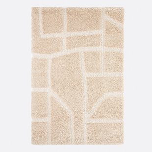 Vloerkleed met geometrisch motief, Nudea