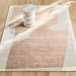 Tapiit in lyocell en wol, handgemaakt, Caldera