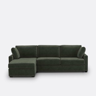 Hoekslaapbank in HR Timor premium schuimvelours