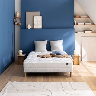 Ensemble. Stevige schuimmatras + lattenbodem Back to basics